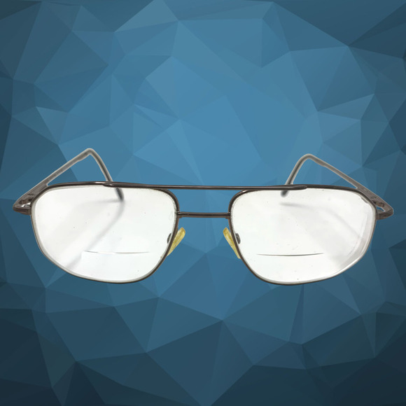 Tuscany Eyewear Aviator Eye Glasses Mod 370 Bronze Frames Only Made in Italy - Picture 2 of 7